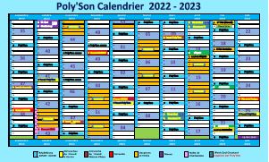 Calendrier 2022-2023